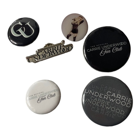 𝅺carrie Underwood Fan Club Concert pins - Picture 1 of 4